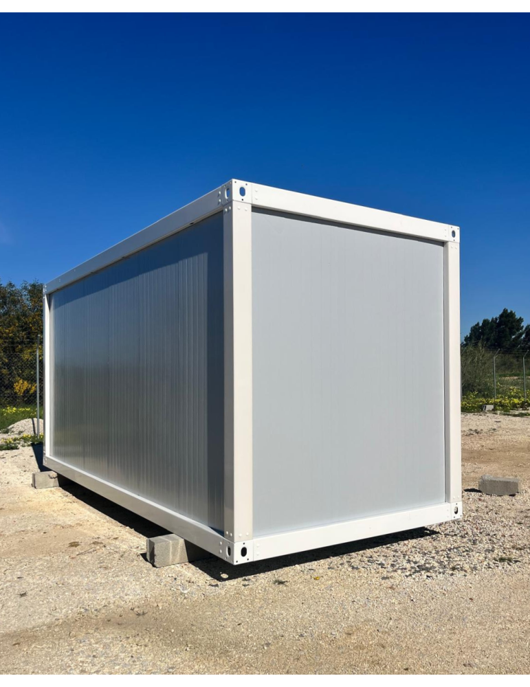 Conteneur modulaire 20' — bureau gris anthracite neuf - image 2