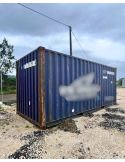 Conteneur maritime 20' — bleu marine occasion