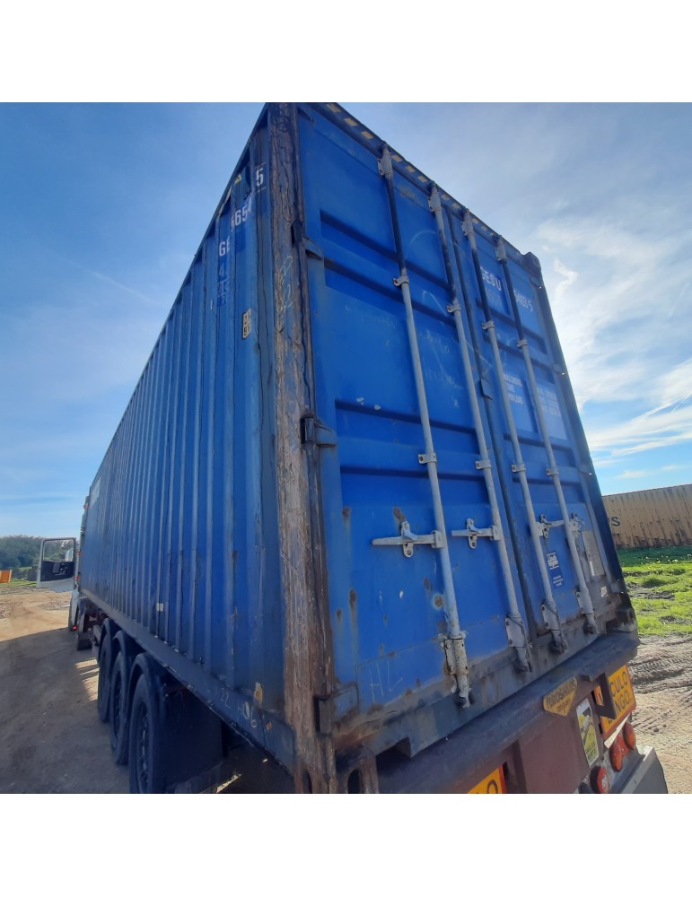 Conteneur maritime 40' HC — bleu clair occasion