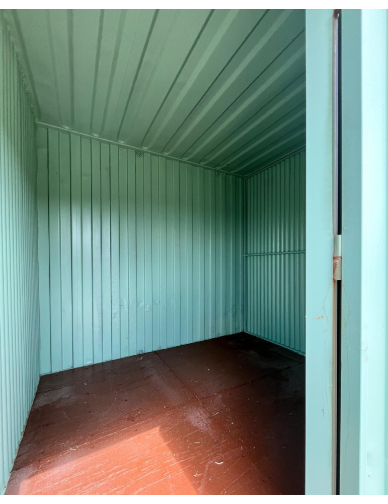 Conteneur 40' High Cube — vert aménagé portes latérales