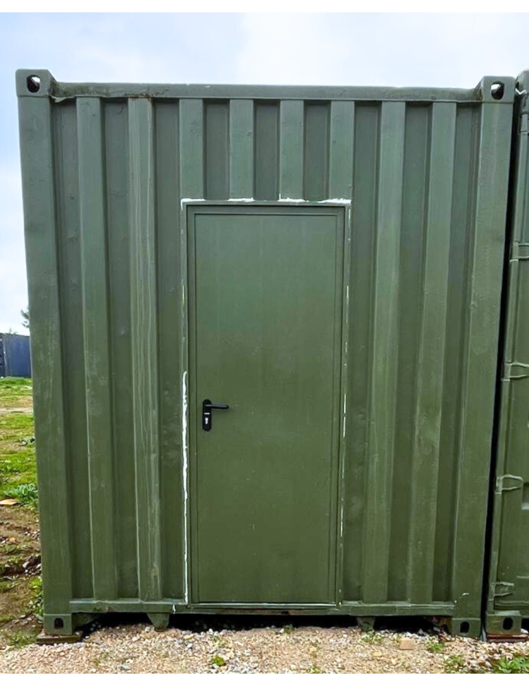 Conteneur maritime 40' HC — vert militaire neuf