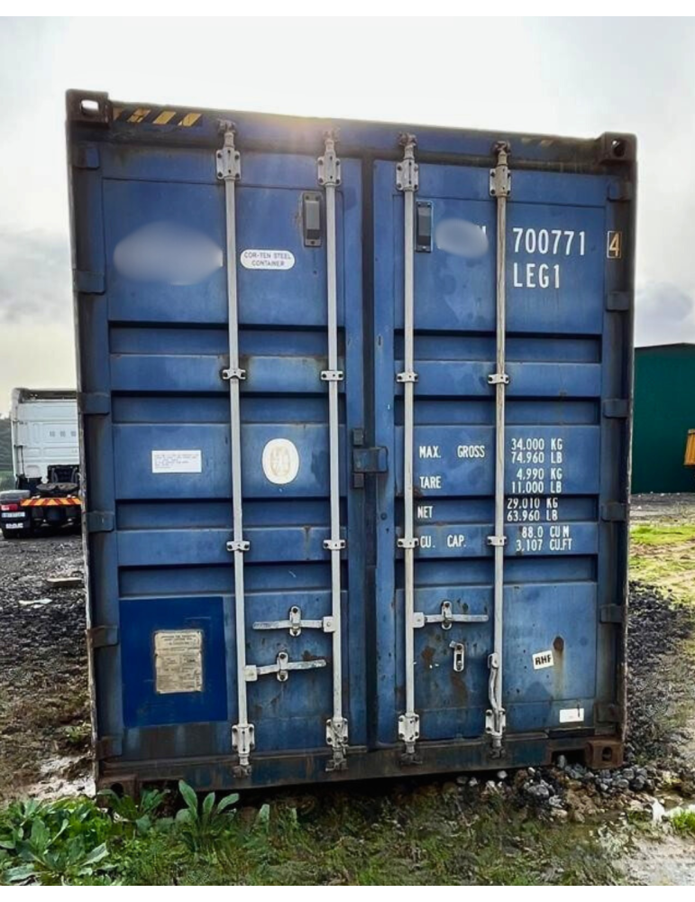 Conteneur maritime 45' HC — bleu occasion