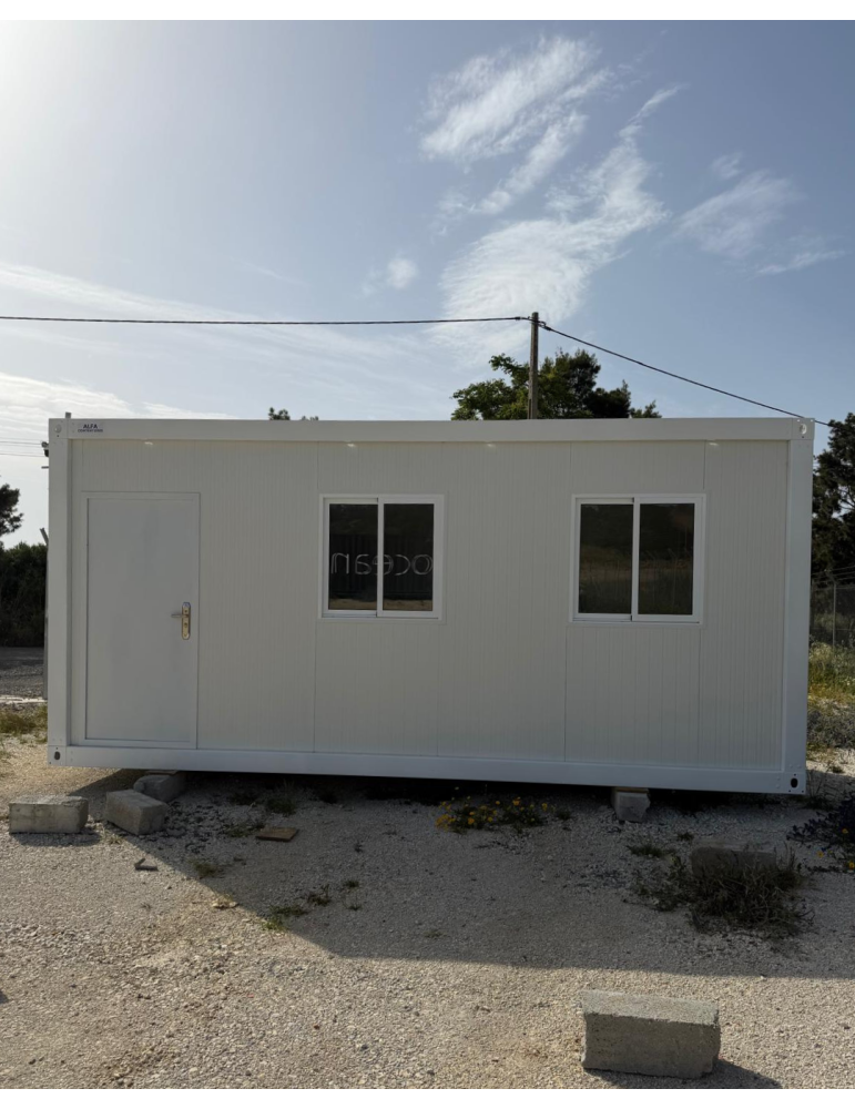 Conteneur modulaire 20' — bureau aménagé - image 1
